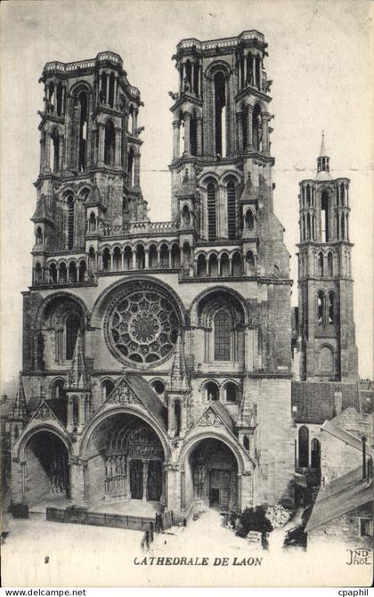 CPA Cathedrale de Laon