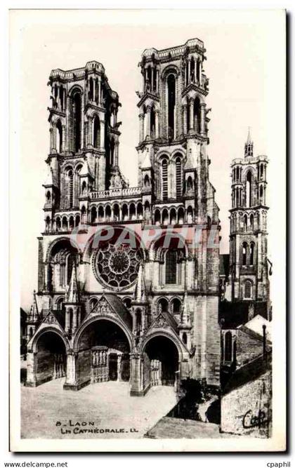 CPA Laon Le Cathedrale