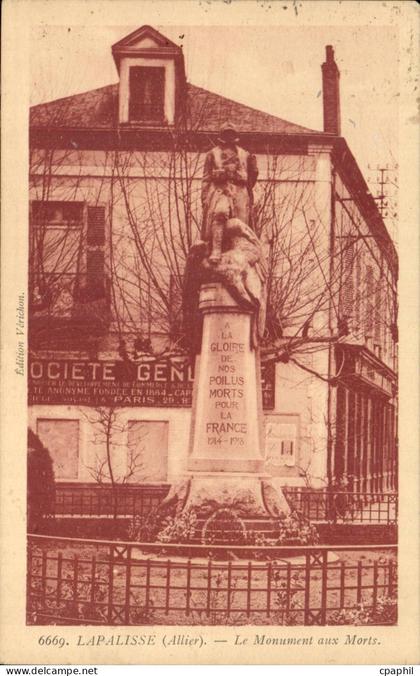 Lapalisse - Le Monument aux Morts - CPA