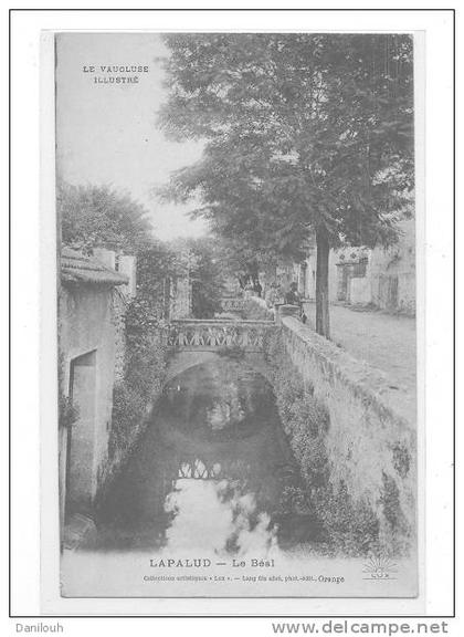 84 // LAPALUD - Le Béal, Coll Lux Lang