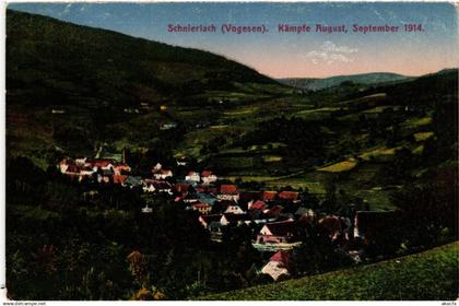 CPA AK SCHNIERLACH - LAPOUTROIE - Panorama - Kampfe 1914 (389778)