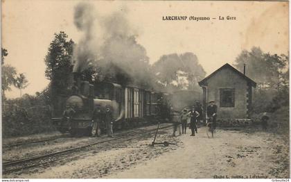 LARCHAMP   LA GARE    TRAIN