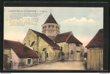 CPA Laroche-Saint-Cydroine, L`Eglise