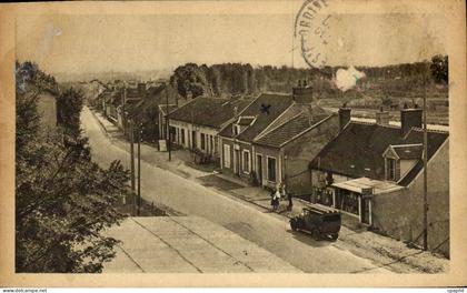 CPA Laroche St Cydroine Hotel de l'Yonne et sortie vers Migennes