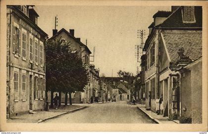 CPA Laroche St Cydroine Mairie et Cafe de la Place