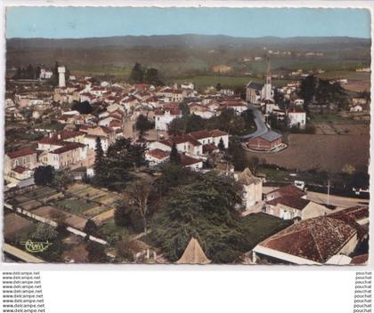 B14-47) LAROQUE TIMBAUT (LOT ET GARONNE) VUE PANORAMIQUE AERIENNE - ( 2 SCANS )