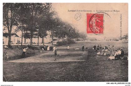 CAR-AGSP8-0446-47 - LAROQUE - Le lawn-tennis au malpas