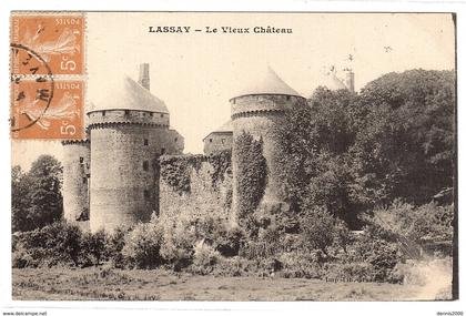 LASSAY LES CHATEAUX (53) - Le Vieux Château - Ed. Imp. -Lib. Grand, Lassay