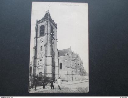 AK Feldpost 1. WK Frankreich 1914 Lassigny (Oise) L`Eglise. 18. Reserve Division.