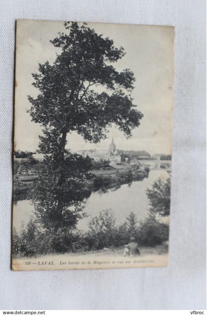 Cpa 1914, Laval, les bords de la Mayenne et vus Avesnières, Mayenne 53