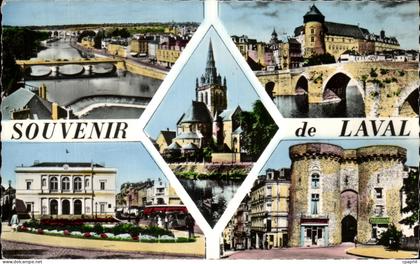CPA Souvenir de Laval