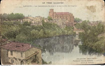 CPA le Tarn illustre Lavaur la Cathedrale St Alain
