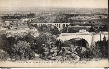 CPA Le Tarn Illustre Lavaur Vue Prise de l Eglise sur les ponts