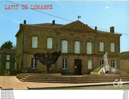 Lavit de lomagne - l'hôtel de ville