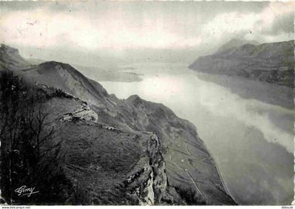 Carte Postale - 73 - Lac du Bourget - Le lac du Bourget vu de la Chambotte - Carte Dentelée - CPSM grand format - Etat p