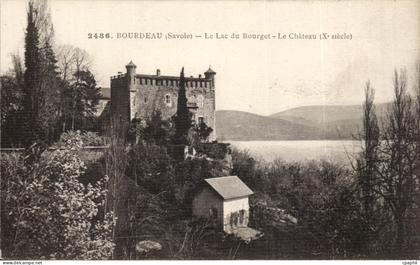 CPA Bourdeau Le Lac du Bourget Le Chateau
