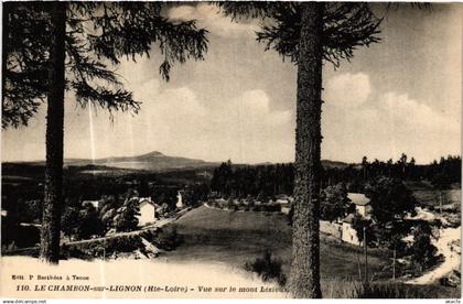 CPA Le CHAMBON-sur-LIGNON - Vue sur le mont LIZIEUX (585492)