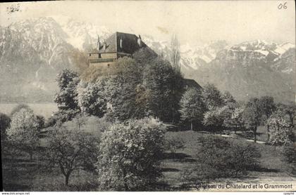 CPA Chateau du Chatelard et le Grammont