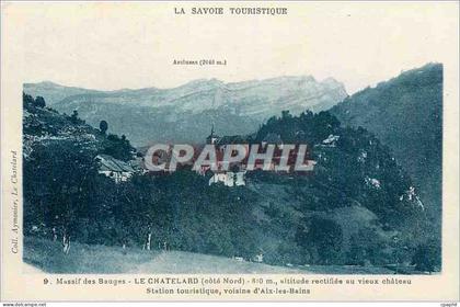 CPA Massif des Bauges Le Chatelard Cote Nord