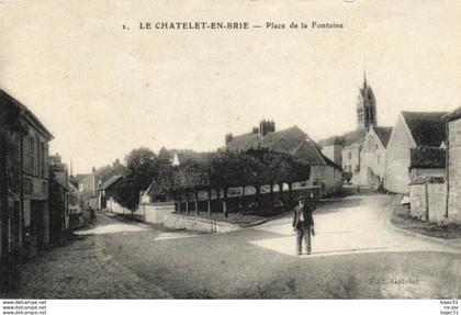 1 cpa Le chatelet en brie