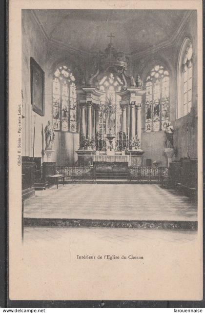 08 - LE CHESNE - Intérieur de l' Eglise du Chesne