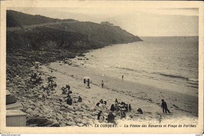 CPA Le Conquet La Pointe Des Renards Et Plage De Porthez