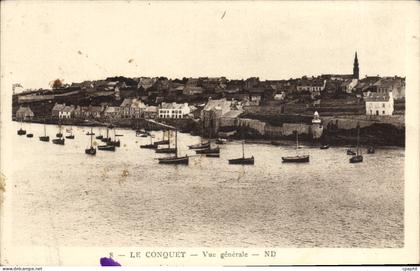 CPA Le Conquet Vue Generale