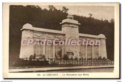 CPA Le Creusot Le Monument Aux Morts