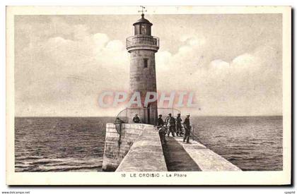CPA Le Croisic Le Phare Pecheurs
