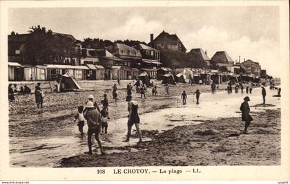 CPA Le Crotoy La plage