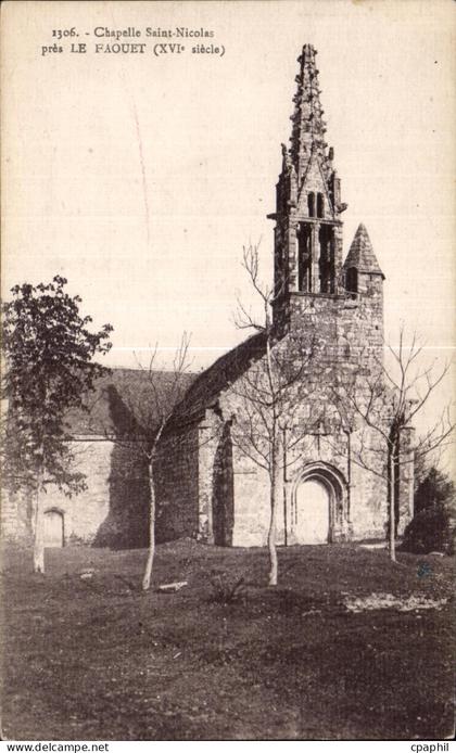 CPA Chapelle Saint Nicolas pres Le Faouet