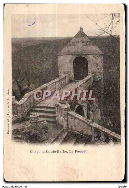 CPA Chapelle Sainte Barbe Le Faouet