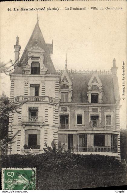 CPA La Grand Luce Sarthe Le Neufmesnil Villa du Grand Luce