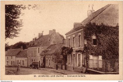 CPA Le Grand Luce Avenue de la Gare (1429747)