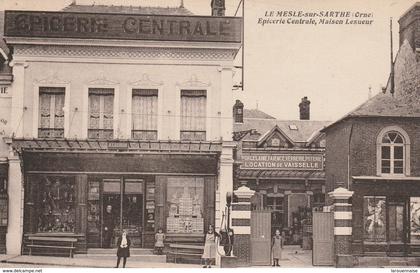 61 - LE MELE SUR SARTHE - Epicerie Centrale, Maison Lesueur