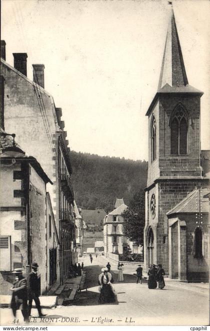 CPA Le Mont Dore l'Eglise