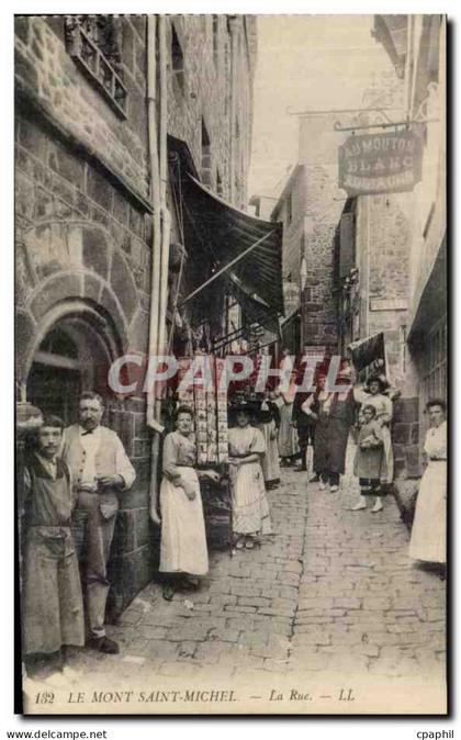 CPA Le Mont Saint Michel La Rue
