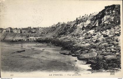 CPA Le Portel Vue generale