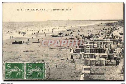 Le Portel - L'Heure du Bain - CPA