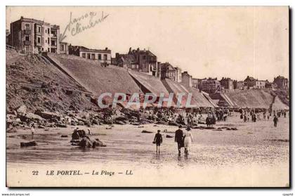 Le Portel - la Plage - CPA