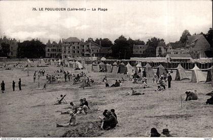 CPA Le Pouliguen La plage