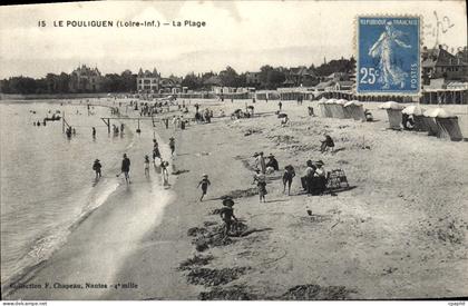 CPA Le Pouliguen La Plage