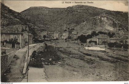 CPA LE POUZIN - Passerelle sur l'Ouvéze (142974)