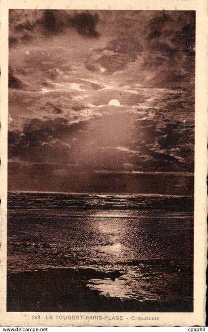 Le Touquet Paris Plage - Crepuscule - CPA