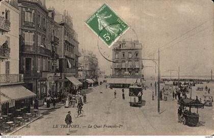 CPA Le Treport Le quai Francois 1er