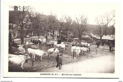 LEMBEYE - Marché aux bestiaux