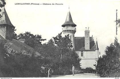 86 - LENCLOITRE - Château de Piccole