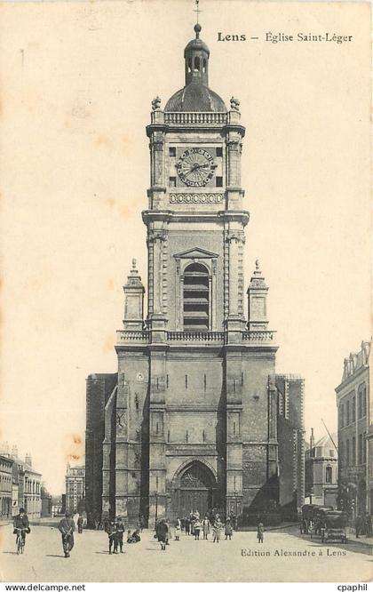 CPA Lens Eglise Leger