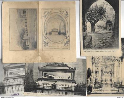 83 VAR LES ARCS RELIGION SAINTE ROSELINE LOT : 10 CPA ET LES LITANIES