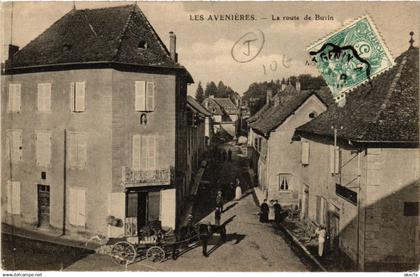 CPA Les AVENIERES - La Route de Buvin (489598)